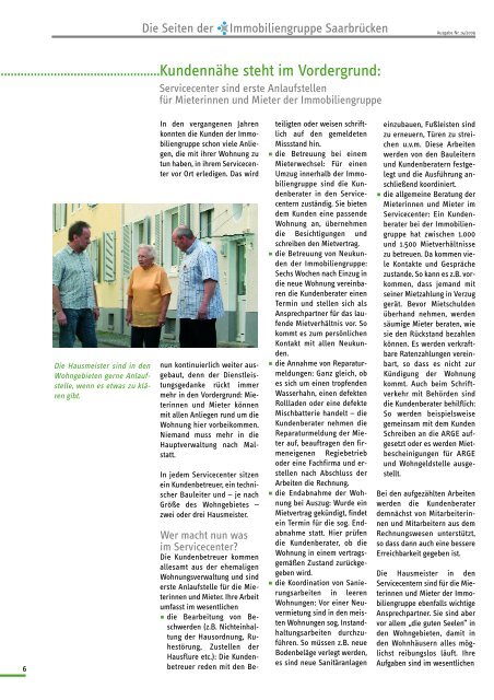 Kundenzeitung Gemietlich, Ausgabe 14 - Immobiliengruppe ...