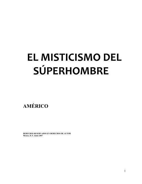 el misticismo del sÃºperhombre amÃ©rico