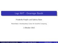Lego NXT - Einarmiger Bandit - Robotiklabor des IWR an der ...
