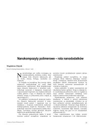 Nanokompozyty polimerowe â rola nanododatkÃ³w - Moratex