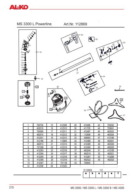 MS 2600 MS 3300 B MS 3300 L MS 4300 - Al-ko