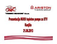 Prezentacija NUOS toplotne pumpe za STV ... - Thermo Dragons
