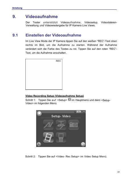 ONVIF IP Kameratester SM-10010