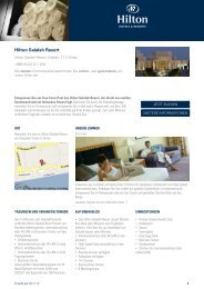 Hilton Salalah Resort - Hotel eBrochures