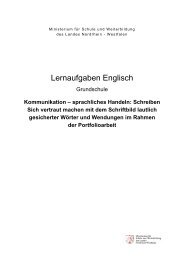 Lernaufgaben Englisch - Standardsicherung NRW