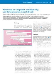 Konsensus zur Diagnostik und Betreuung von ... - alzbb