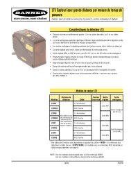 LT3 Capteur laser grande distance par mesure du temps de parcours