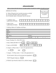 Please affix your recent passport size photo APPLICATION FORM ...