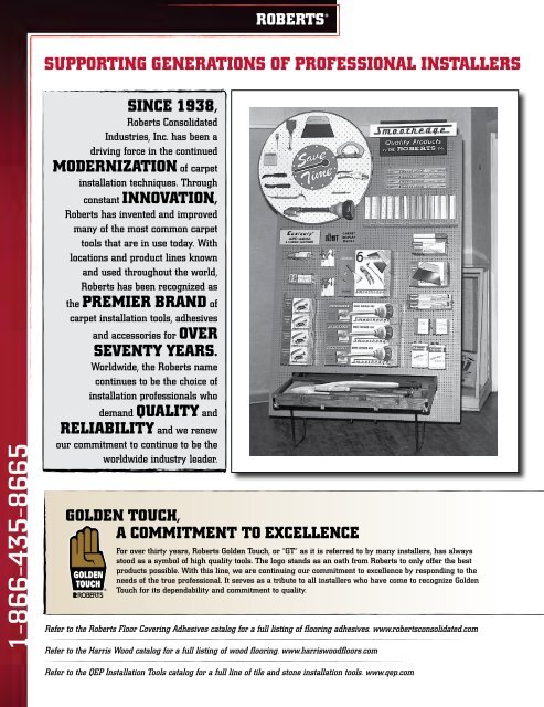 Installation Tools - Roberts Consolidated