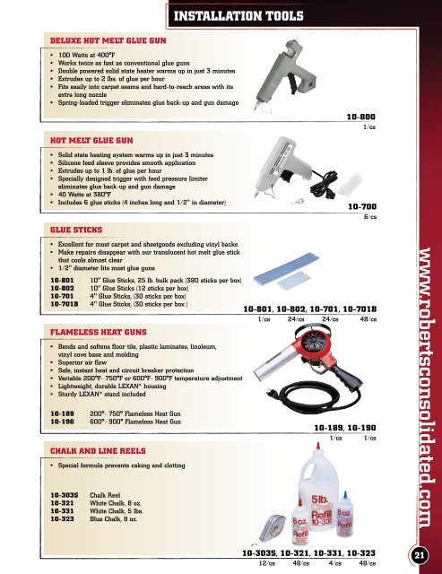 Installation Tools - Roberts Consolidated