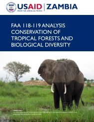 faa 118-119 analysis conservation of tropical forests - USAID: Africa ...