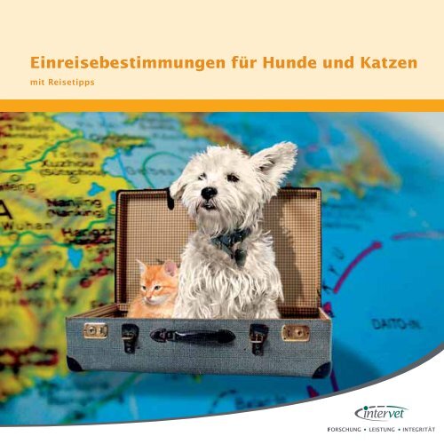 Einreisebestimmungen fÃ¼r Hunde und Katzen