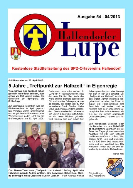 LUPE54-Online - SPD-Hallendorf