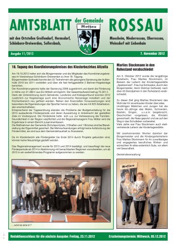 neustes Amtsblatt/11-12.pdf - Gemeinde Rossau