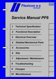 Service Manual PF6 - Flexicon.dk