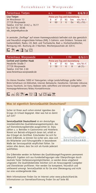 PDF-Download "Gastgeberverzeichnis 2012" - Lilienthal