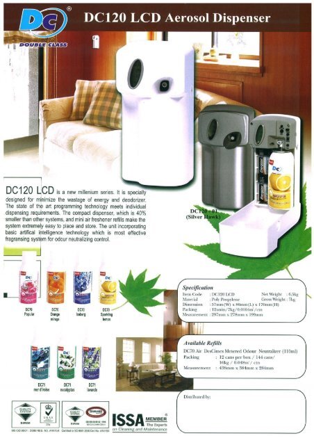 DC120 LCD Aerosol Dispenser