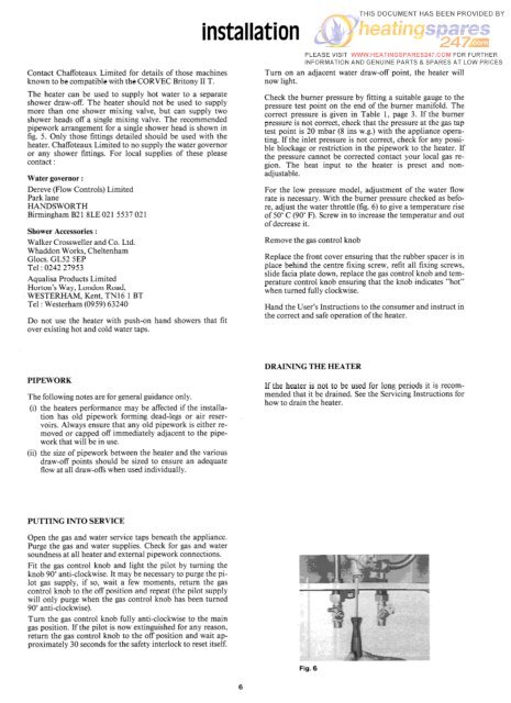 installationContact Chaff