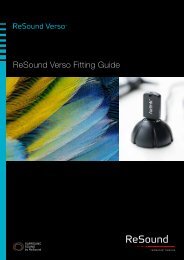 ReSound Verso Fitting Guide