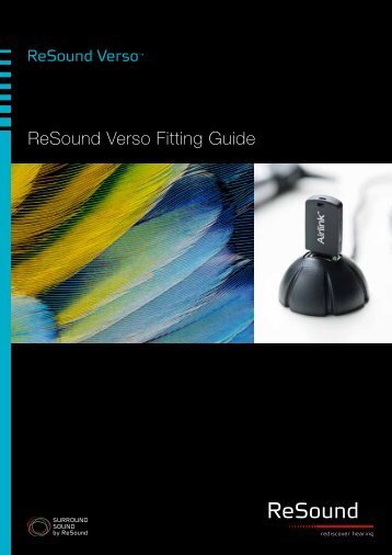 ReSound Verso Fitting Guide