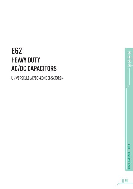 e62 heavy duty ac/dc capacitors