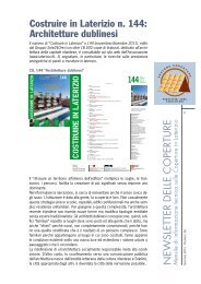 Costruire in Laterizio n. 144: Architetture dublinesi - Coperture in ...