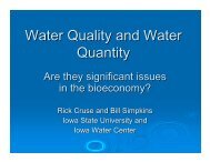 Water Quality and Water Quantity Are they ... - Mud City Press