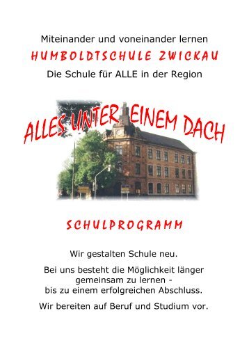 Konzept der - Humboldtschule-zwickau.de