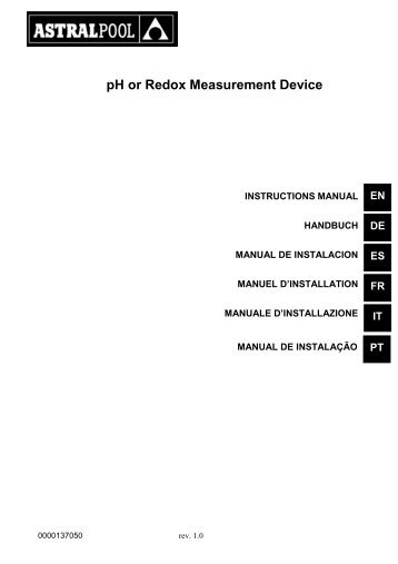 pH or Redox Measurement Device - Astral Pool