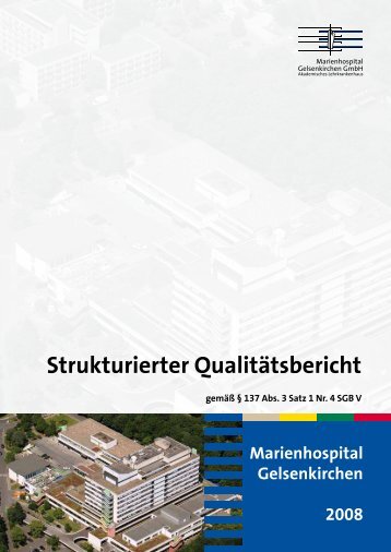 Strukturierter Qualitätsbericht - Marienhospital Gelsenkirchen GmbH
