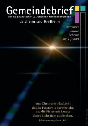 2012-4 Dezember - Februar - Evangelisch in Leipheim und Riedheim