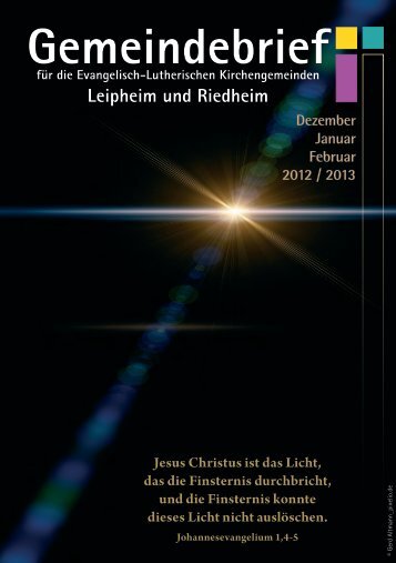 2012-4 Dezember - Februar - Evangelisch in Leipheim und Riedheim