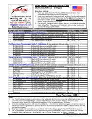 ORDER FORM USA/International - Solarc Systems, Inc.