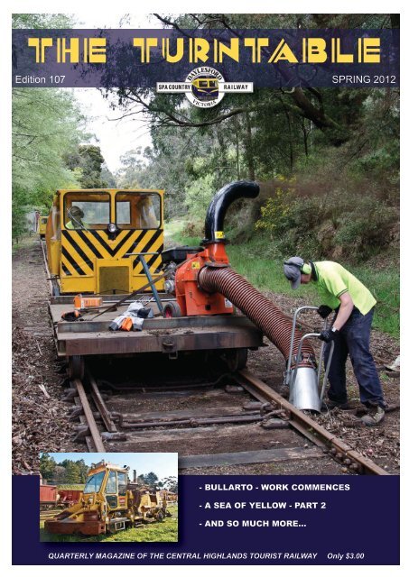 Spring 2012. - Daylesford Spa Country Railway