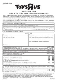 application form toys ârâ us is an equal opportunities employer