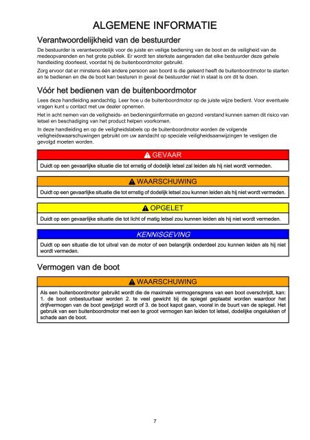 Operational manual - Mercury