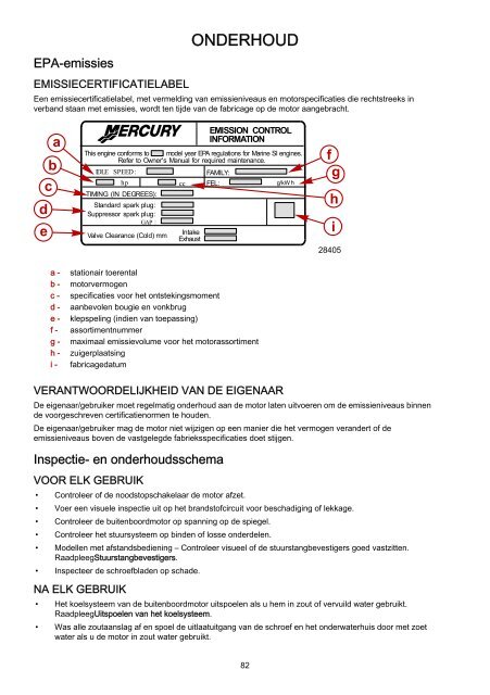 Operational manual - Mercury