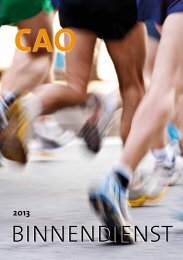 Cao Binnendienst 2013.pdf - De Goudse Verzekeringen