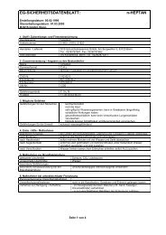 EG-SICHERHEITSDATENBLATT: n-HEPTAN - MBM Lehrmittel