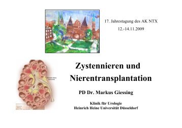 Zystennieren und Nierentransplantation