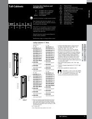 kraftmaid 025 Tall Cabinets - Roberts Company, Inc.