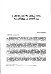 O USO DE MAPAS CONCEITUAIS NA ANÃLISE DO CURRkULO