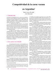 Competitividad de la carne vacuna en Argentina - Instituto de ...