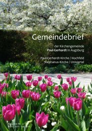 Karwoche und Ostern 2011 - Kirchengemeinde • Paul-Gerhardt