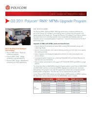 Polycom RMX MPMx Upgrade Program - 1 PC Network Inc
