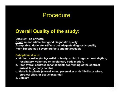 How to Report a Coronary CT Angiography Michael Poon, MD, FACC