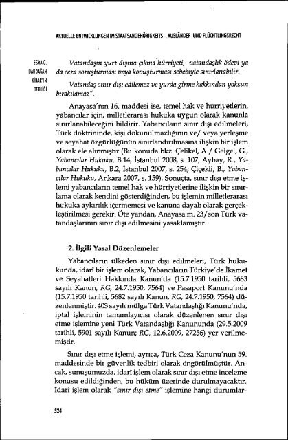 TORKiYE BAROLAR BiRÃ G%i. il - TÃ¼rkiye Barolar BirliÄi YayÄ±nlarÄ±