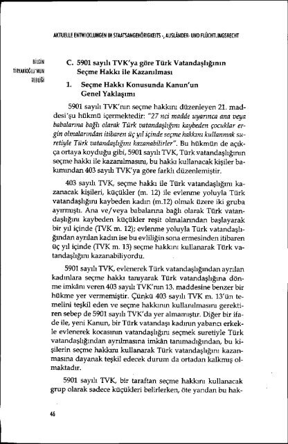 TORKiYE BAROLAR BiRÃ G%i. il - TÃ¼rkiye Barolar BirliÄi YayÄ±nlarÄ±