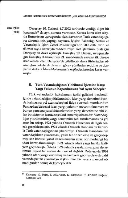 TORKiYE BAROLAR BiRÃ G%i. il - TÃ¼rkiye Barolar BirliÄi YayÄ±nlarÄ±