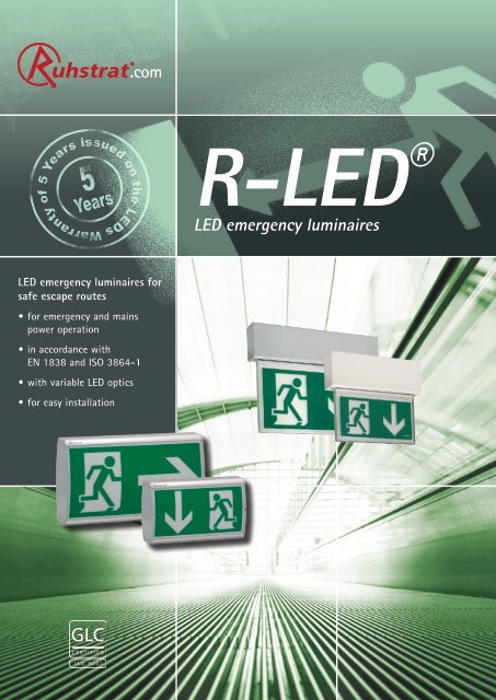 .com LED emergency luminaires - Ruhstrat GmbH